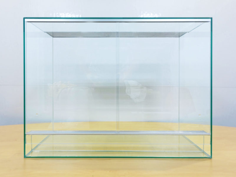 オーダーメイドガラス水槽】ガラス製60cmパルダリウム水槽（天井 
